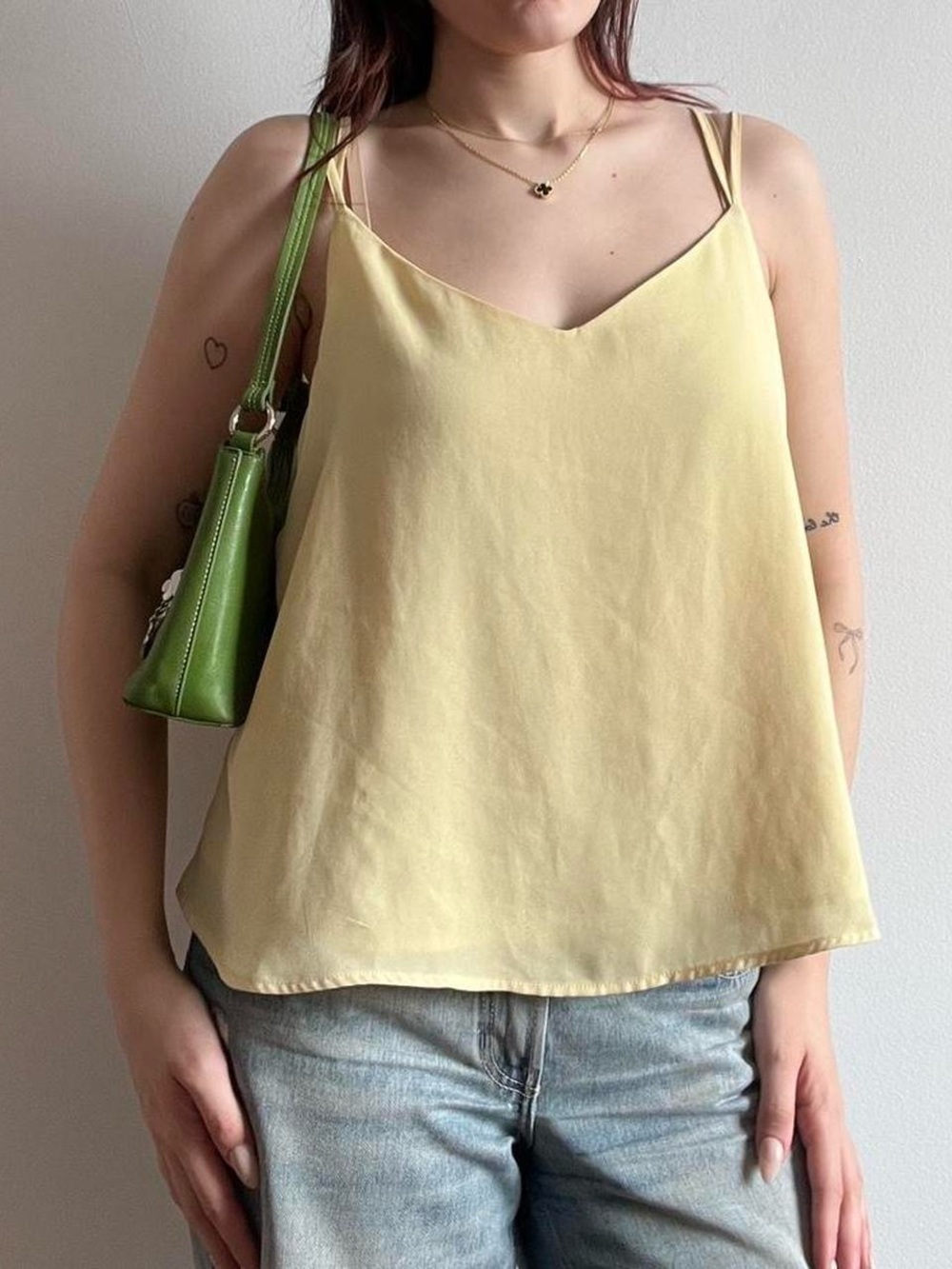 Size Medium Pimkie Butter Yellow Tank Top